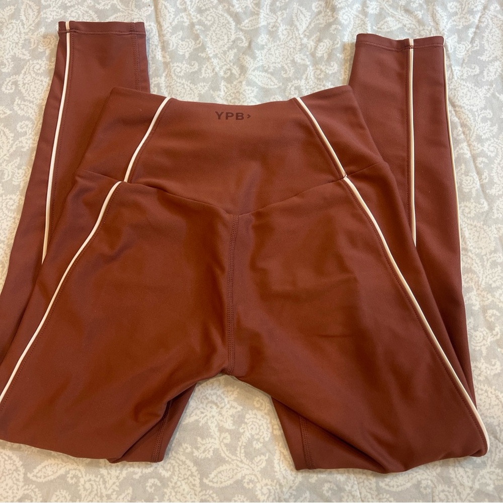 A&F YPB 7/8 Leggings Sculpt Size Small Short brown reddish
